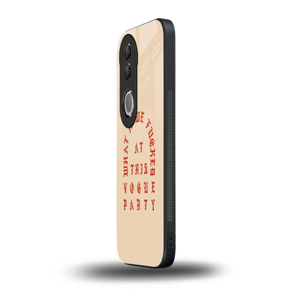 Vogue Party vivo v50 mobile cover | shockproof glass phone case