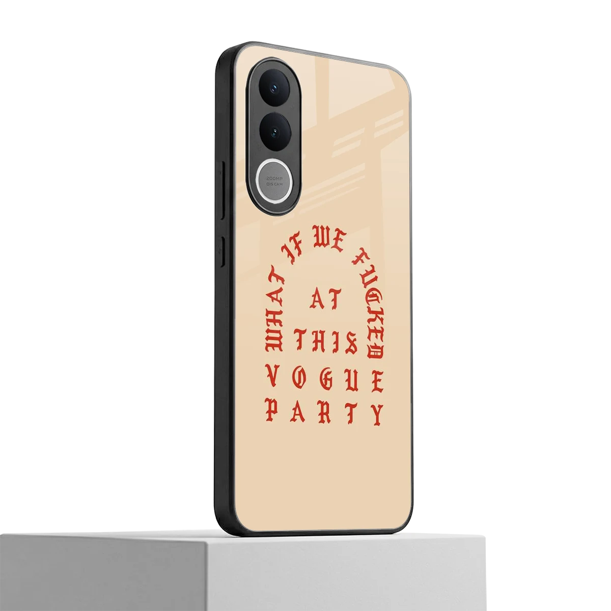 Vogue Party vivo v70 fe mobile cover | shockproof glass phone case