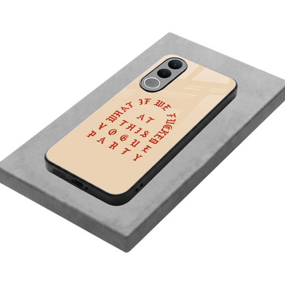 Vogue Party stylish phone case for vivo v70 fe | glossy glass and slim fit