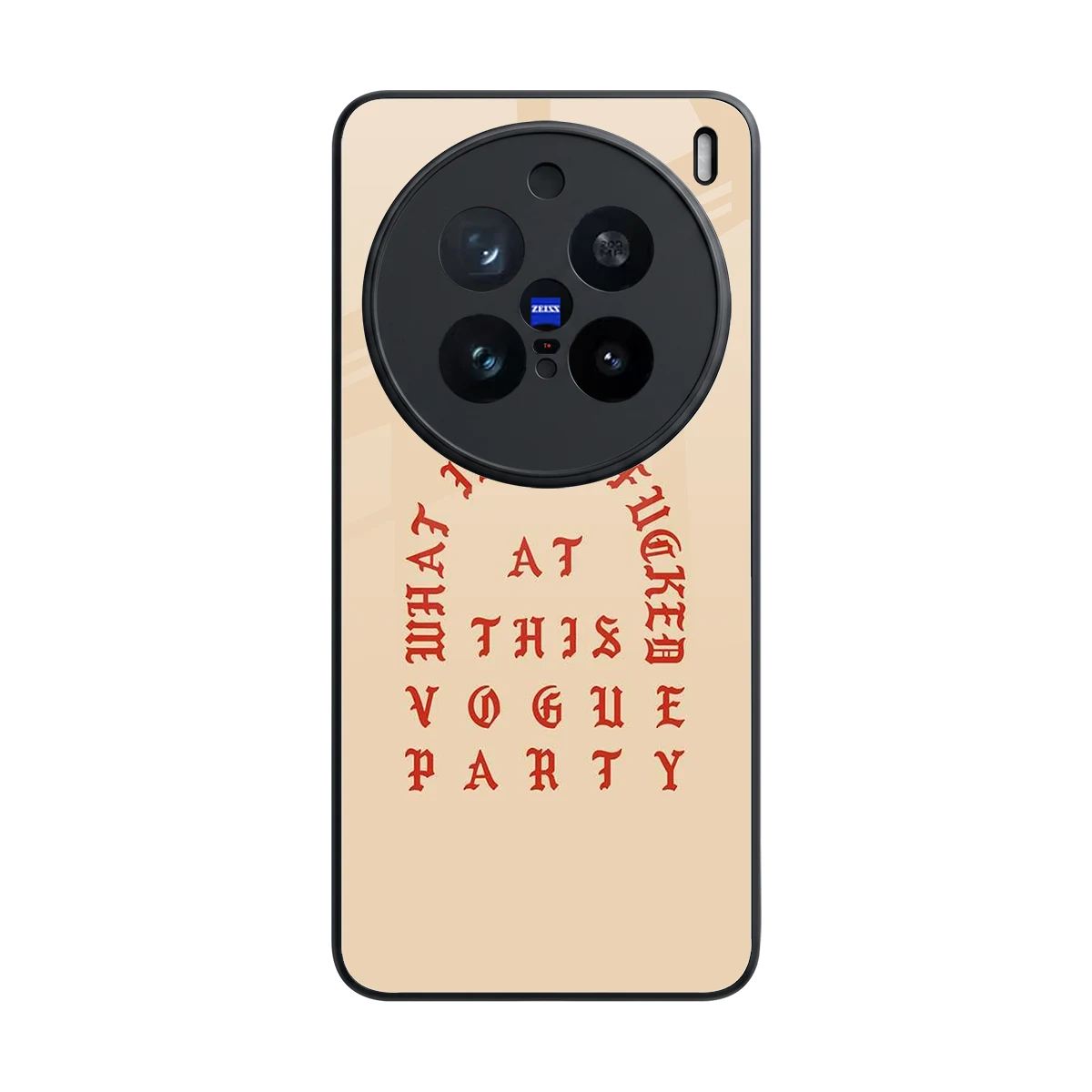 Vogue Party back phone cover | glass case for vivo x200 pro