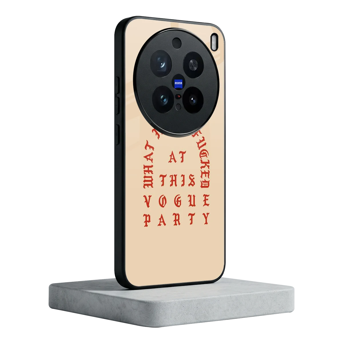 Vogue Party vivo x200 pro mobile cover | shockproof glass phone case