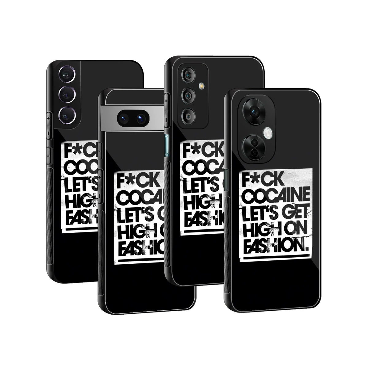 Stylish Glass Back Case for All Smartphones iPhone, Samsung, OnePlus, Pixel, Redmi, Oppo, Vivo, Motorola