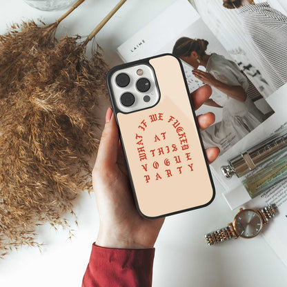 Vogue Party Phone Case for Iphone 16 | Glass Case