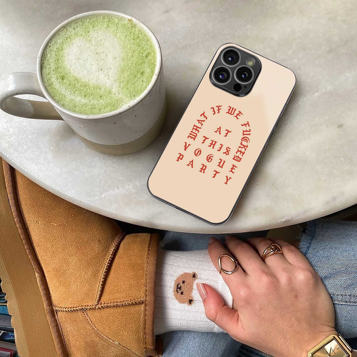 Vogue Party Phone Case for Iphone 16 | Glass Case