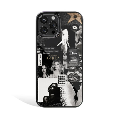 Premium Glass Back Mobile Phone Cover for iPhone, Samsung, OnePlus, Google Pixel, Redmi, Oppo, Vivo & Realme