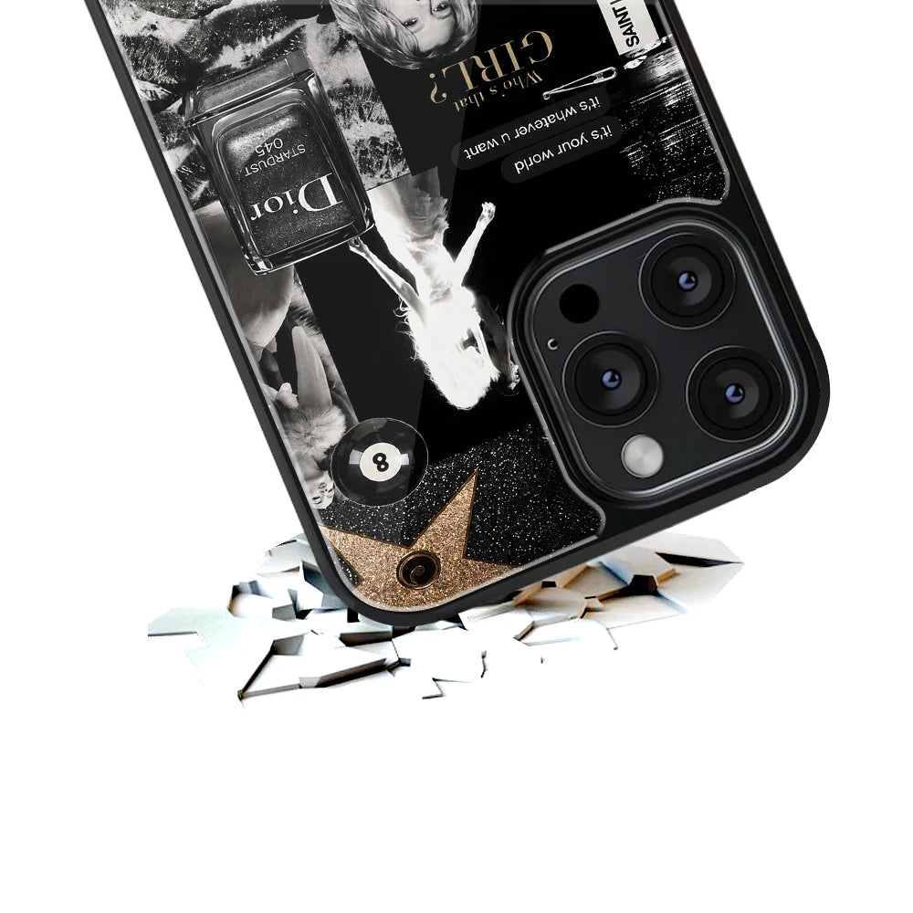 Durable Glass Back Mobile Case for iPhone, Samsung, OnePlus, Google Pixel, Redmi, Vivo, Oppo