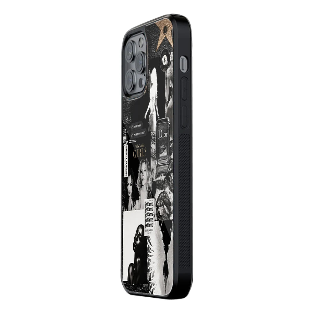 Trendy Glass Back Mobile Case for iPhone, Samsung, Redmi, OnePlus, Google Pixel, Motorola