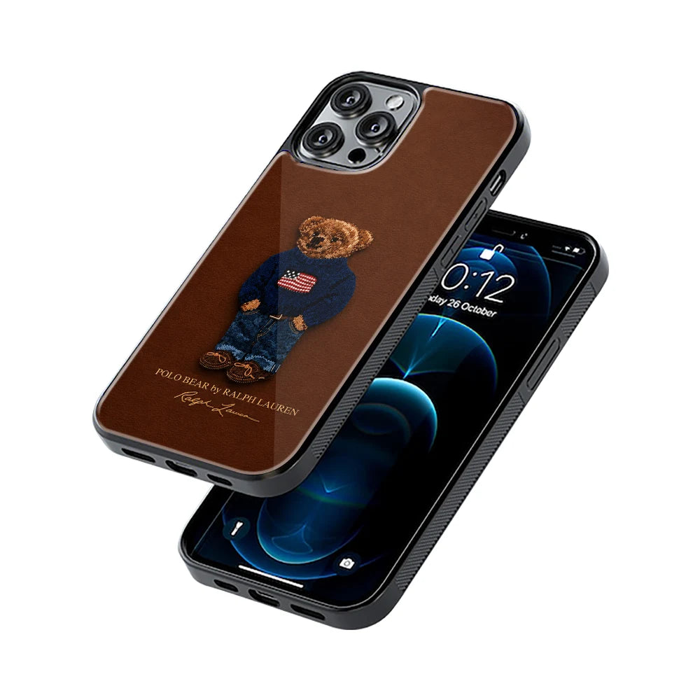 Protective Glass Back Phone Case Compatible with iPhone, Samsung, OnePlus, Pixel & More