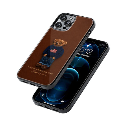 Protective Glass Back Phone Case Compatible with iPhone, Samsung, OnePlus, Pixel & More