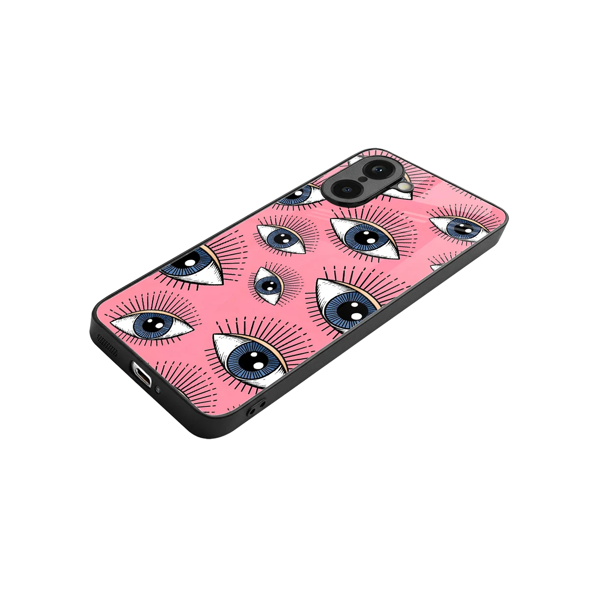 Watchful Soul stylish phone case for oneplus nord ce5 5g | glossy glass and slim fit
