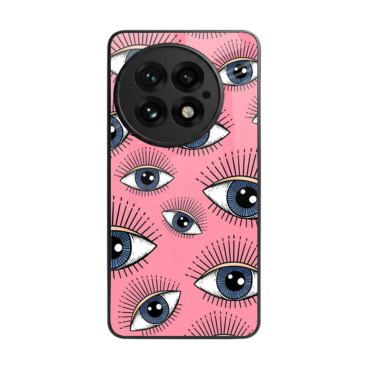 Watchful Soul back phone cover | glass case for oneplus 13