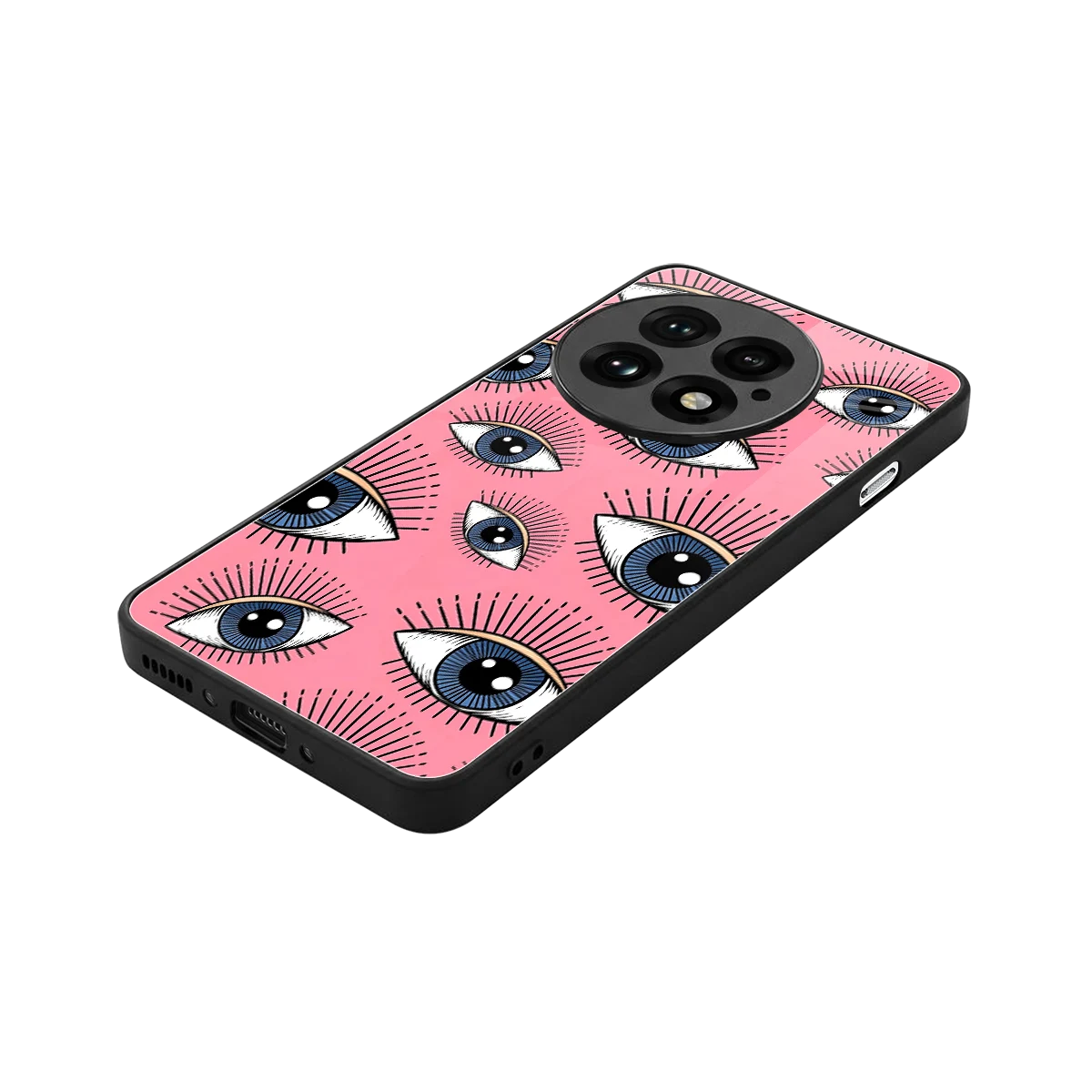 Watchful Soul stylish phone case for oneplus 13 | glossy glass and slim fit