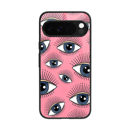 Watchful Soul back phone cover | glass case for google pixel 10 pro xl