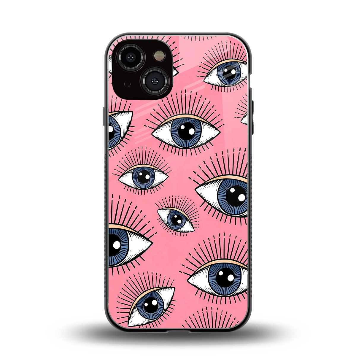 Watchful Soul back phone cover | glass case for iphone 13