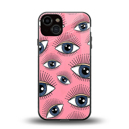 Watchful Soul back phone cover | glass case for iphone 13