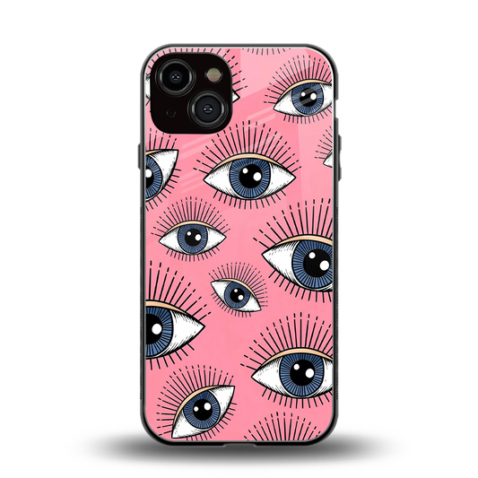 Watchful Soul back phone cover | glass case for iphone 13