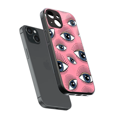 Watchful Soul sleek iphone 13 cover with tempered glass back and TPU edges