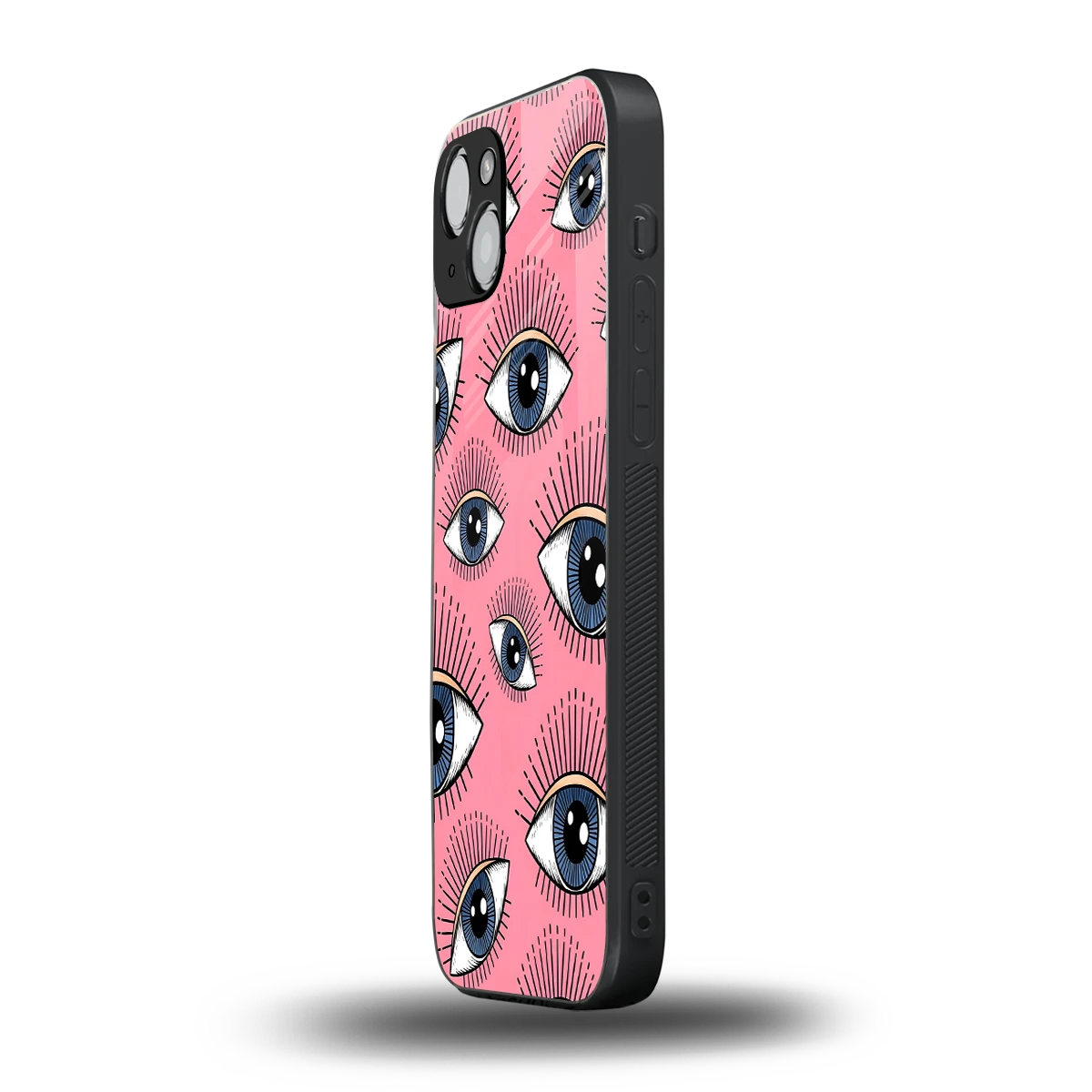 Watchful Soul iphone 14 plus mobile cover | shockproof glass phone case