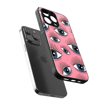 Watchful Soul sleek iphone 15 pro max cover with tempered glass back and TPU edges
