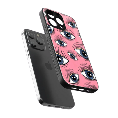 Watchful Soul sleek iphone 15 pro cover with tempered glass back and TPU edges