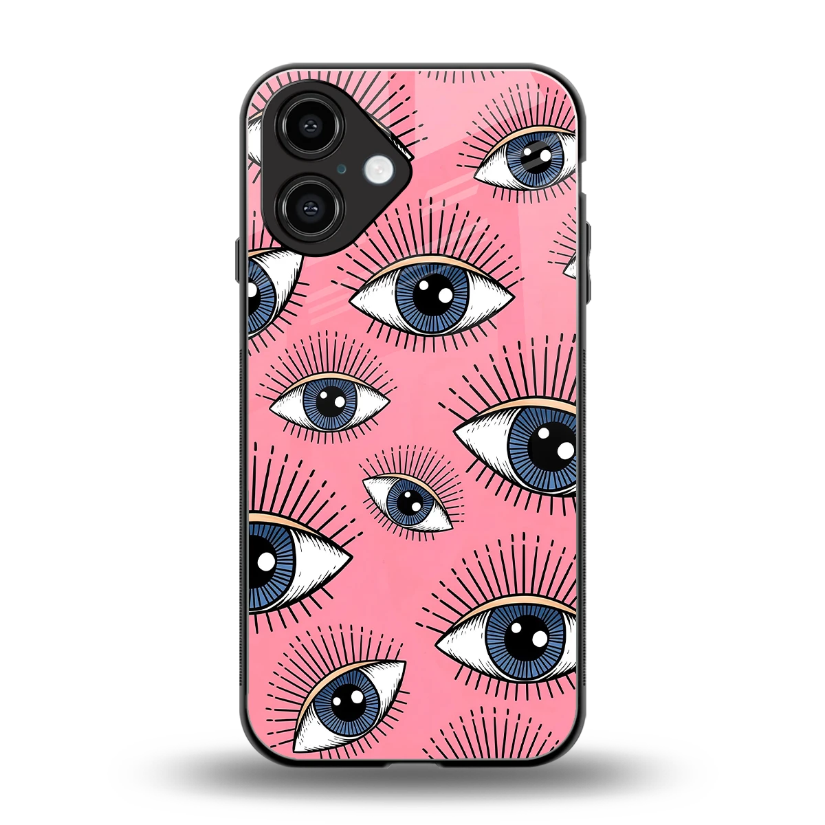 Watchful Soul back phone cover | glass case for iphone 16