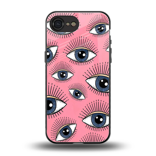 Watchful Soul back phone cover | glass case for iphone 17e