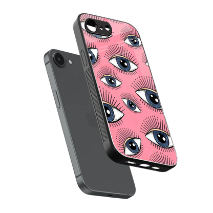 Watchful Soul sleek iphone 17e cover with tempered glass back and TPU edges