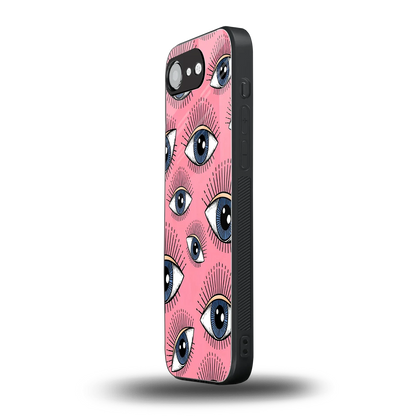 Watchful Soul iphone 16e mobile cover | shockproof glass phone case