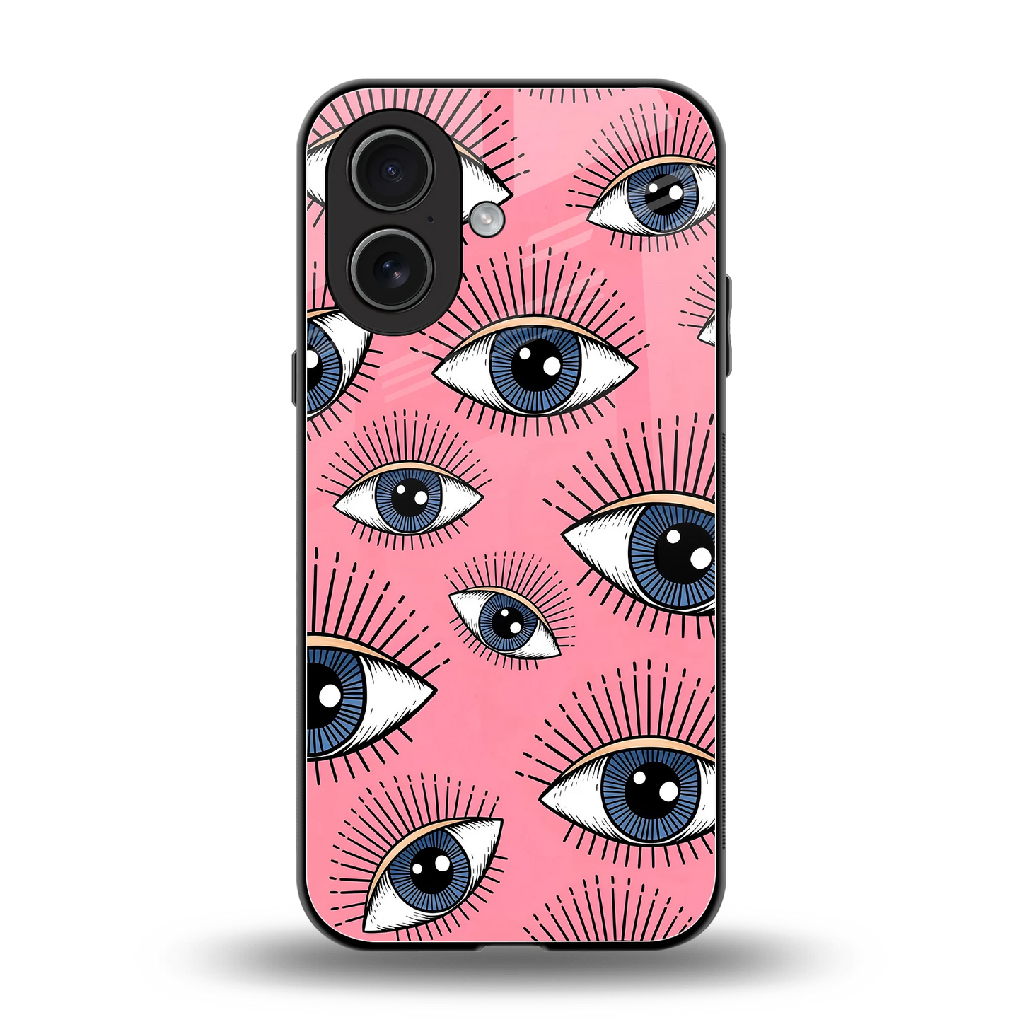 Watchful Soul back phone cover | glass case for iphone 17