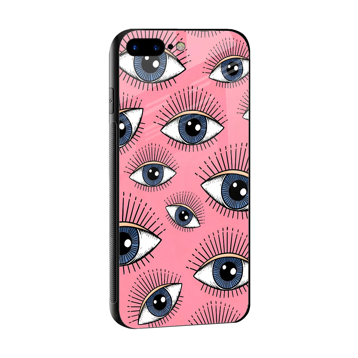 Watchful Soul sleek iphone 8 plus cover with tempered glass back and TPU edges