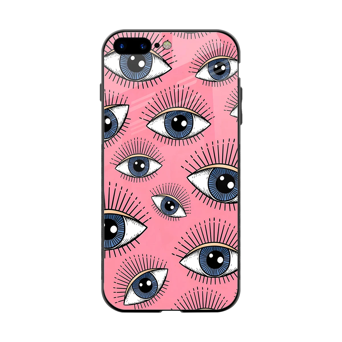 Watchful Soul back phone cover | glass case for iphone 8 plus