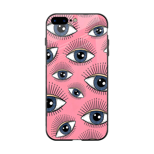 Watchful Soul back phone cover | glass case for iphone 8 plus