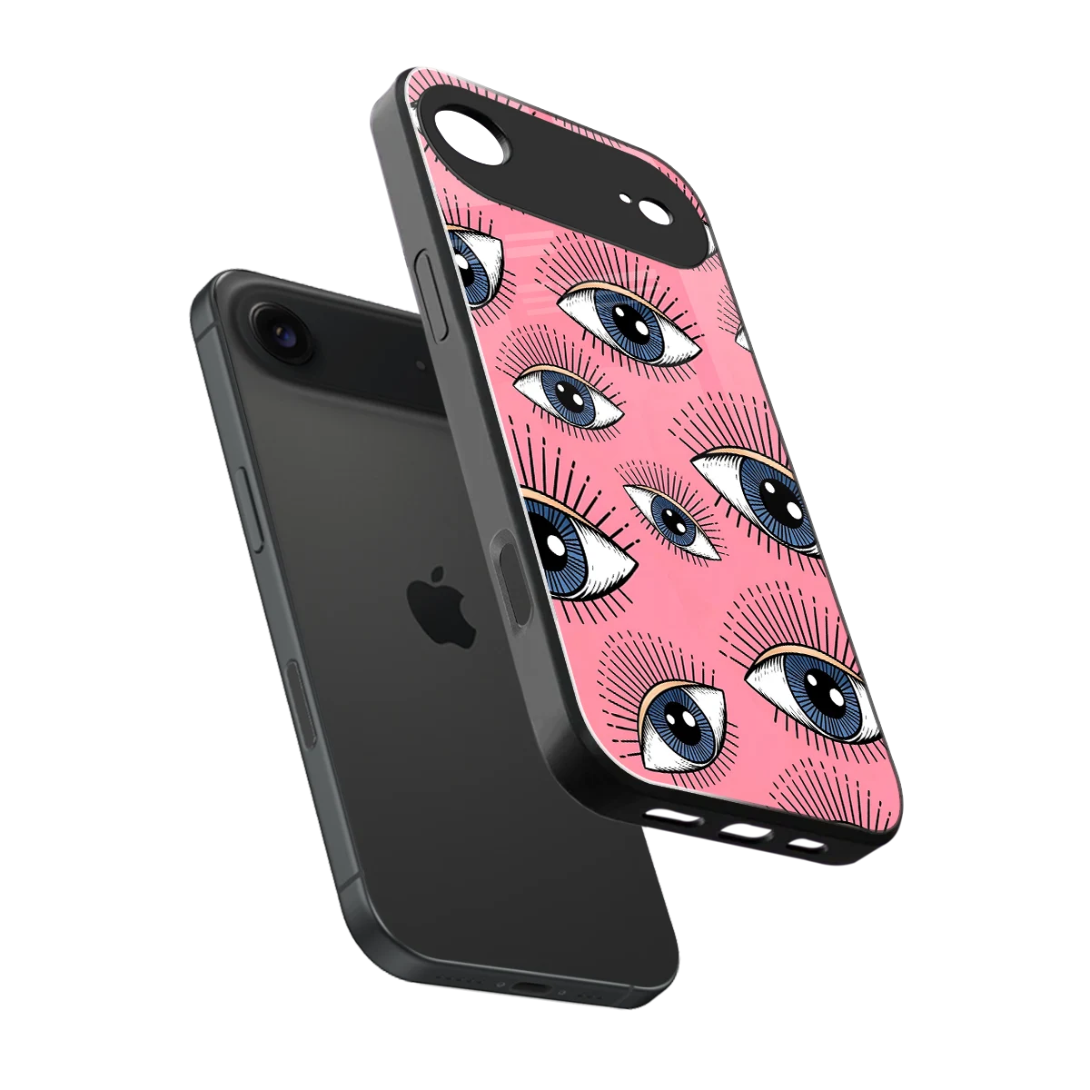 Watchful Soul sleek iphone air cover with tempered glass back and TPU edges