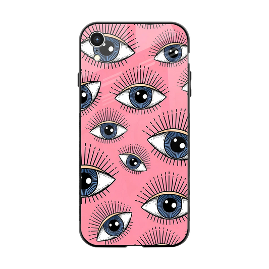 Watchful Soul back phone cover | glass case for iphone xr