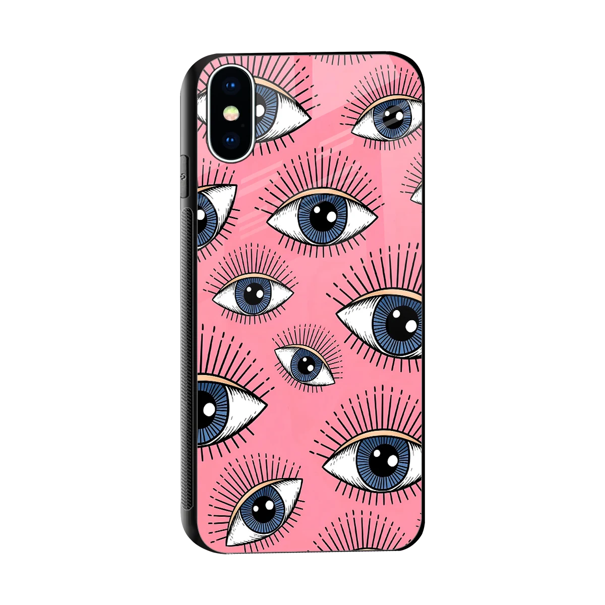 Watchful Soul sleek iphone xs cover with tempered glass back and TPU edges