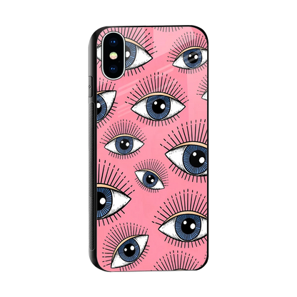 Watchful Soul sleek iphone xs cover with tempered glass back and TPU edges