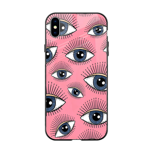 Watchful Soul back phone cover | glass case for iphone xs max