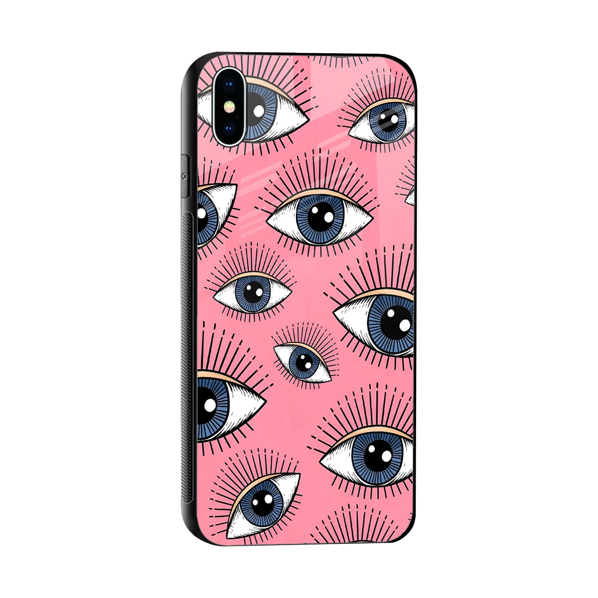Watchful Soul sleek iphone xs max cover with tempered glass back and TPU edges