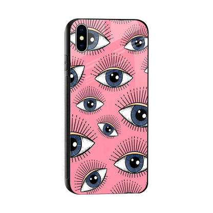 Watchful Soul sleek iphone xs max cover with tempered glass back and TPU edges