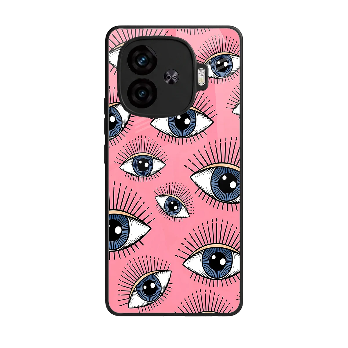 Watchful Soul back phone cover | glass case for iqoo neo 10r 5g