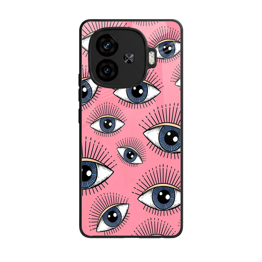 Watchful Soul back phone cover | glass case for iqoo neo 10r 5g