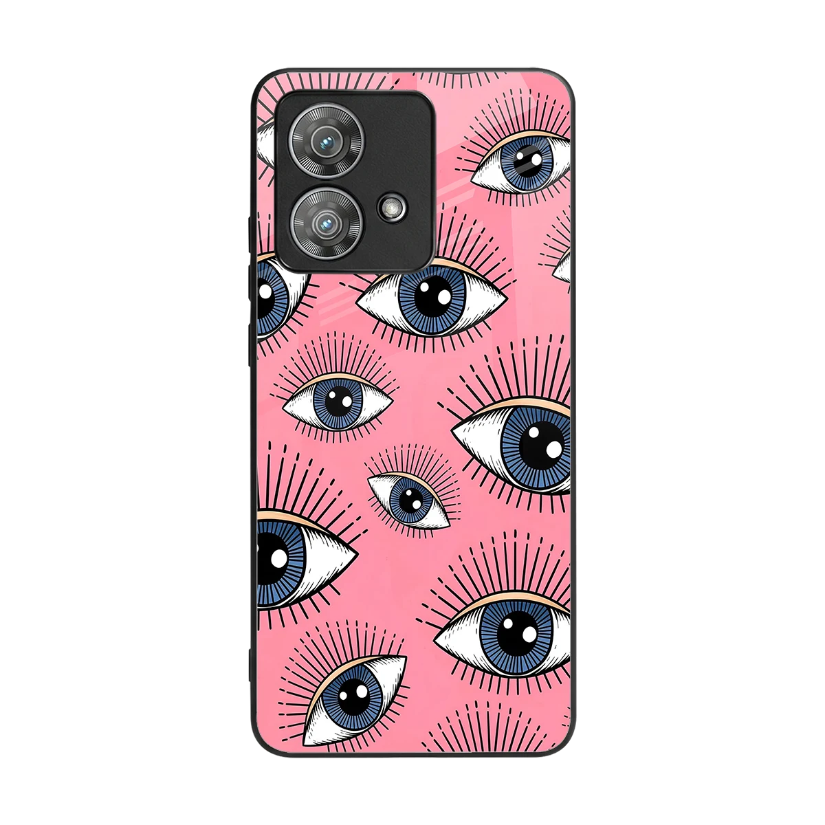 Watchful Soul back phone cover | glass case for motorola edge 40 neo 5g