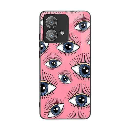 Watchful Soul back phone cover | glass case for motorola edge 40 neo 5g