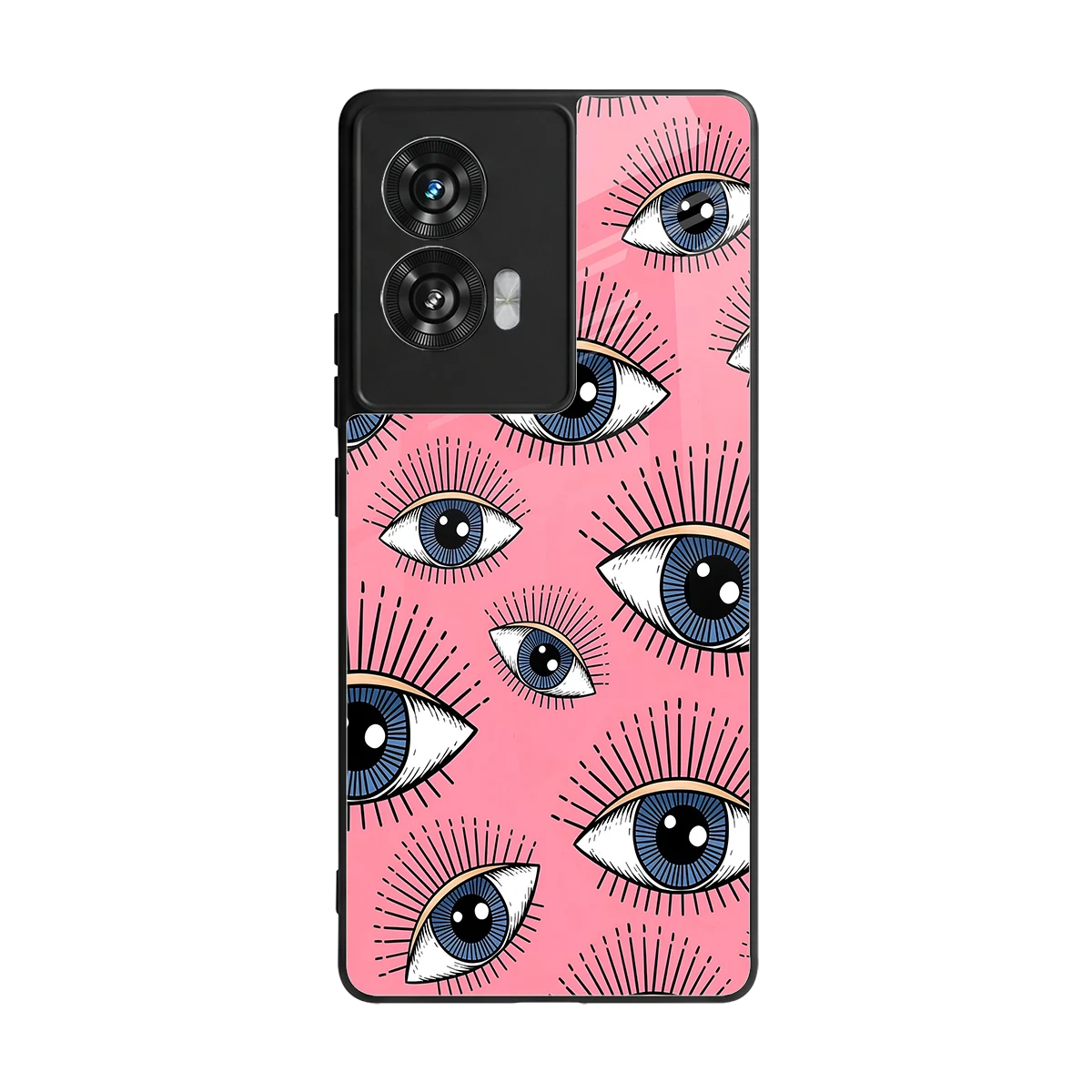 Watchful Soul back phone cover | glass case for motorola edge 50 fusion