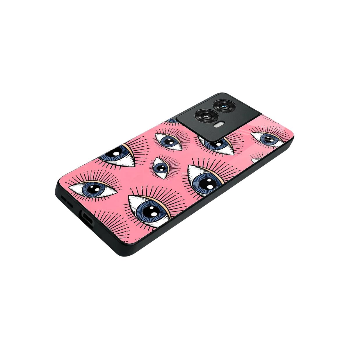 Watchful Soul stylish phone case for motorola edge 50 fusion | glossy glass and slim fit