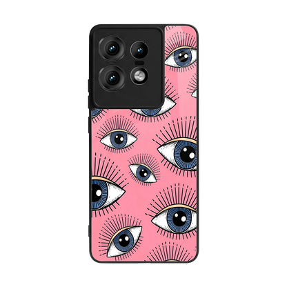 Watchful Soul back phone cover | glass case for motorola edge 50 pro