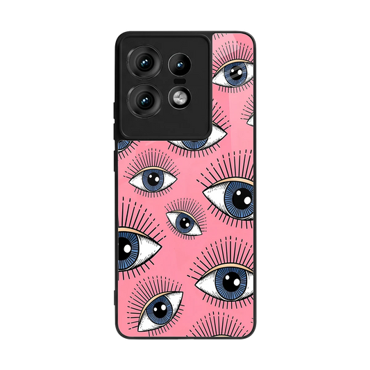 Watchful Soul back phone cover | glass case for motorola edge 50 pro
