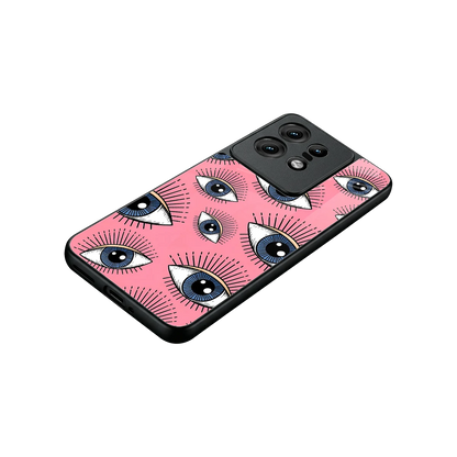 Watchful Soul stylish phone case for motorola edge 50 pro | glossy glass and slim fit