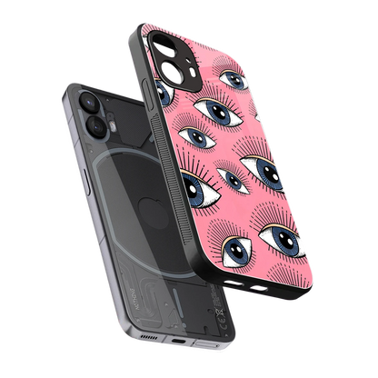 Watchful Soul sleek nothing phone 2 cover with tempered glass back and TPU edges