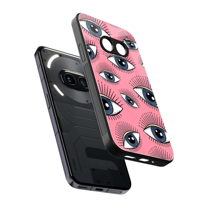 Watchful Soul sleek nothing phone 2a cover with tempered glass back and TPU edges